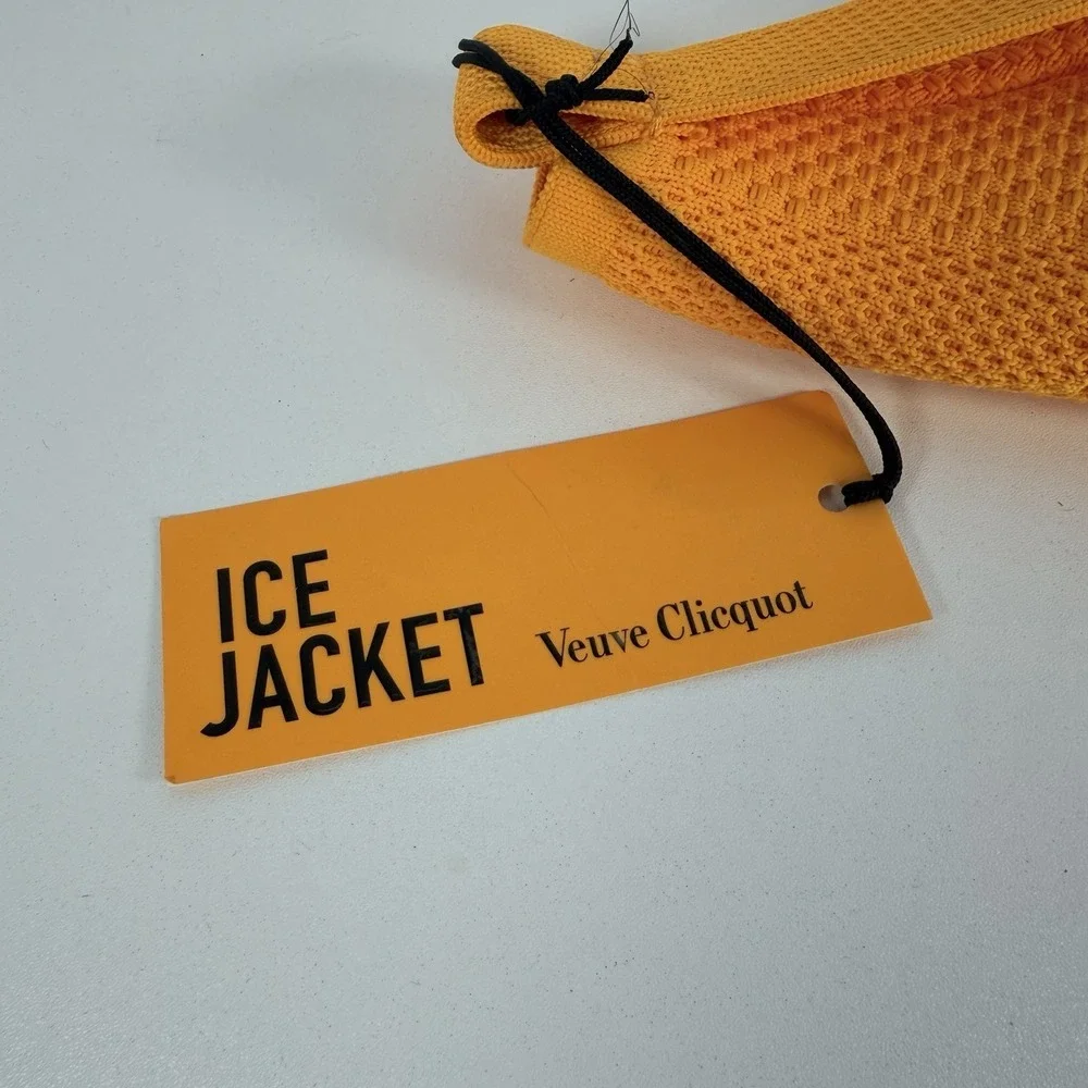 Veuve Clicquot‎ Brut Champagne Ice Jacket Orange Zip Carrier with Handle NWT